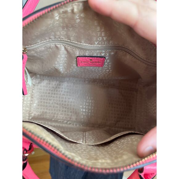 Kate Spade Perri Lane Bubbles Leather Crossbody Purse Pink Barbie Elle Woods - Picture 7 of 8